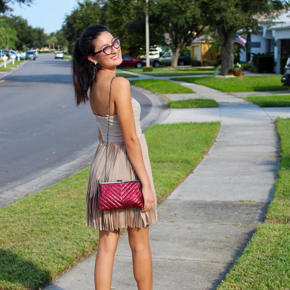 BCBGMaxAzria Pumice Angel Strapless Bustier Short Dress - Picture 7 of 7